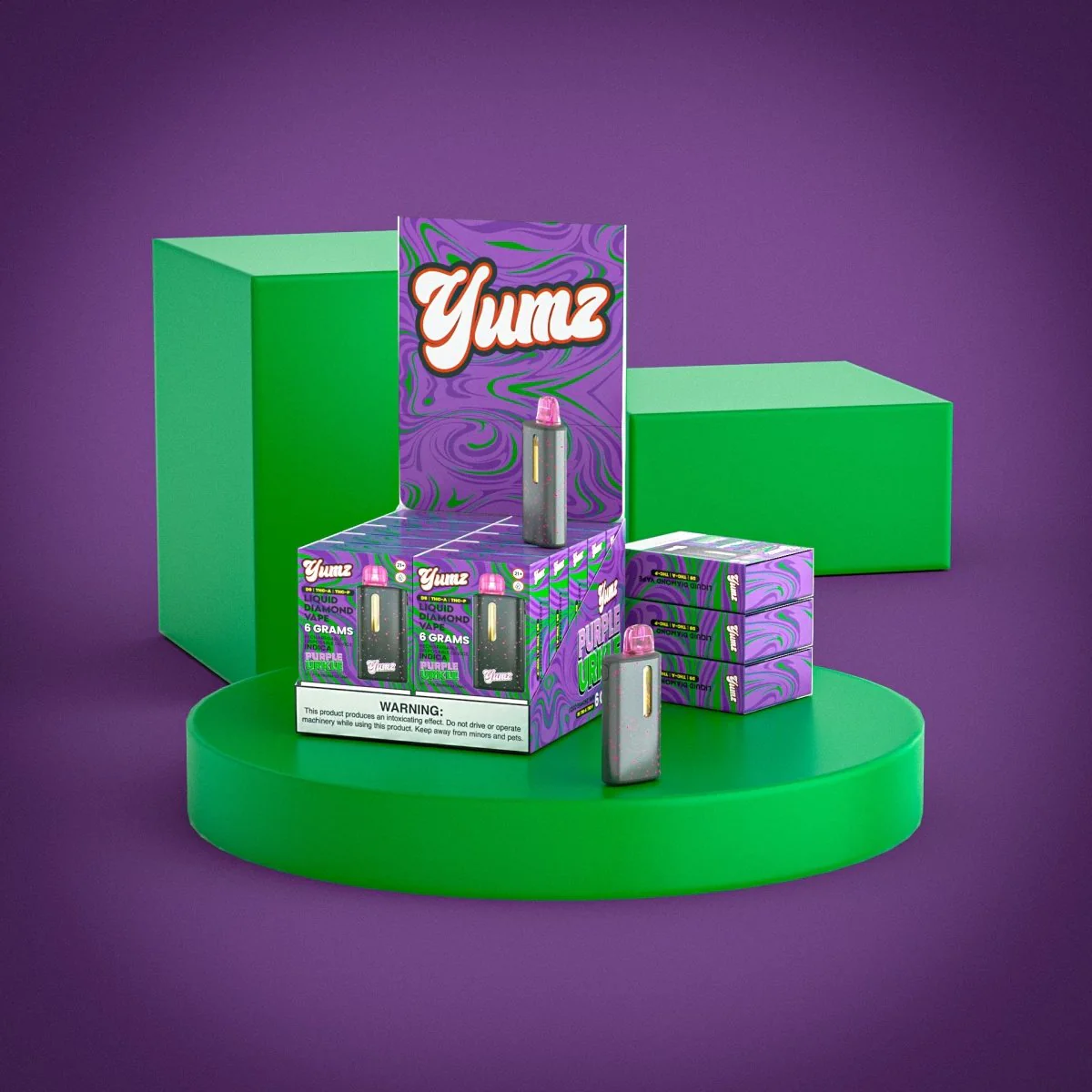 Yumz - Purple Urkle - Indica - THC Disposable Vape