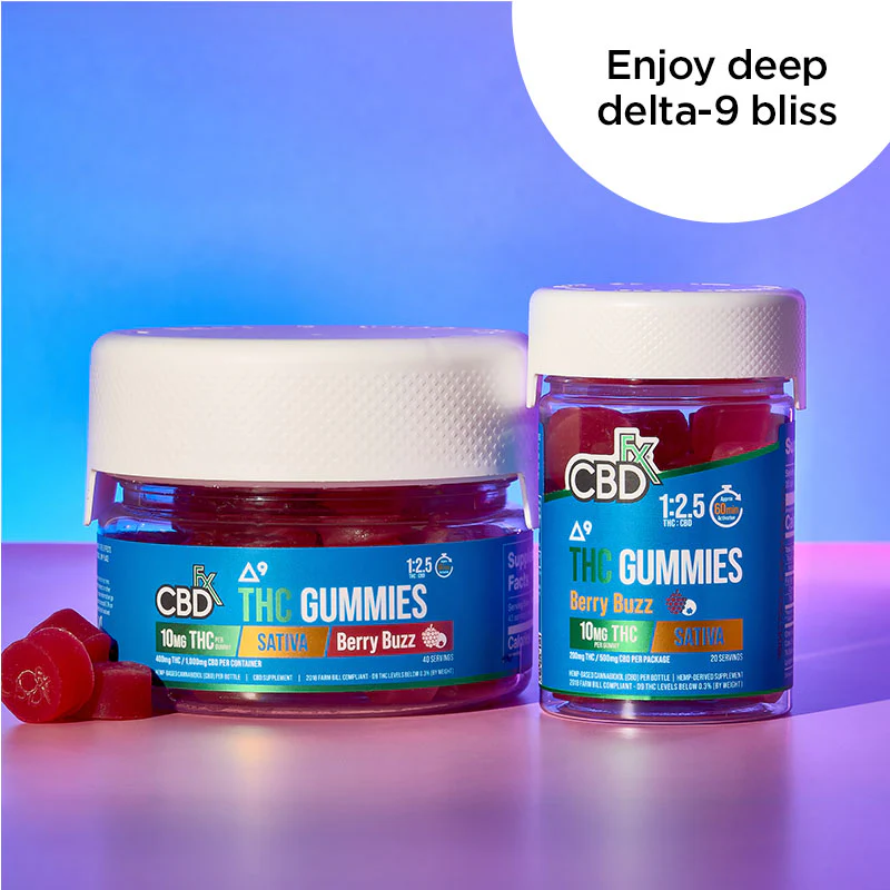 BERRY BUZZ 10MG THC GUMMIES (CBDFx) - Image 4
