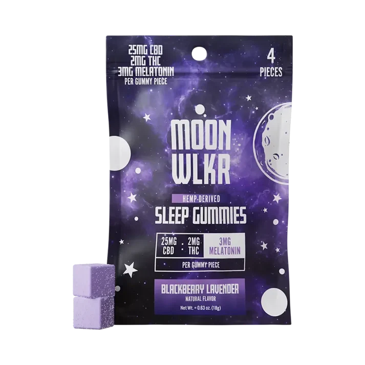 MOON WLKR Melatonin Sleep Gummies THC